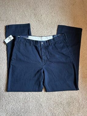 NWT 36x32 Polo by Ralph Lauren Navy Cotton Chino Pants